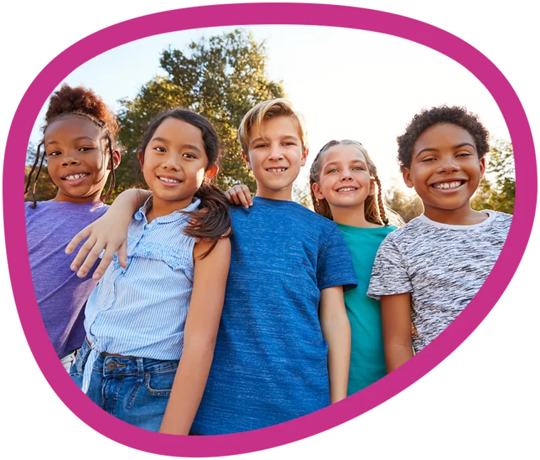 Children smiling together